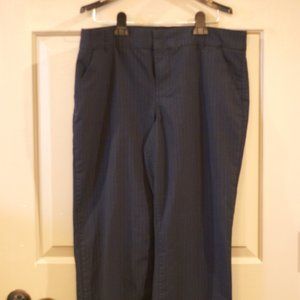 14 P Sonoma Dark Blue with Stripe Slacks